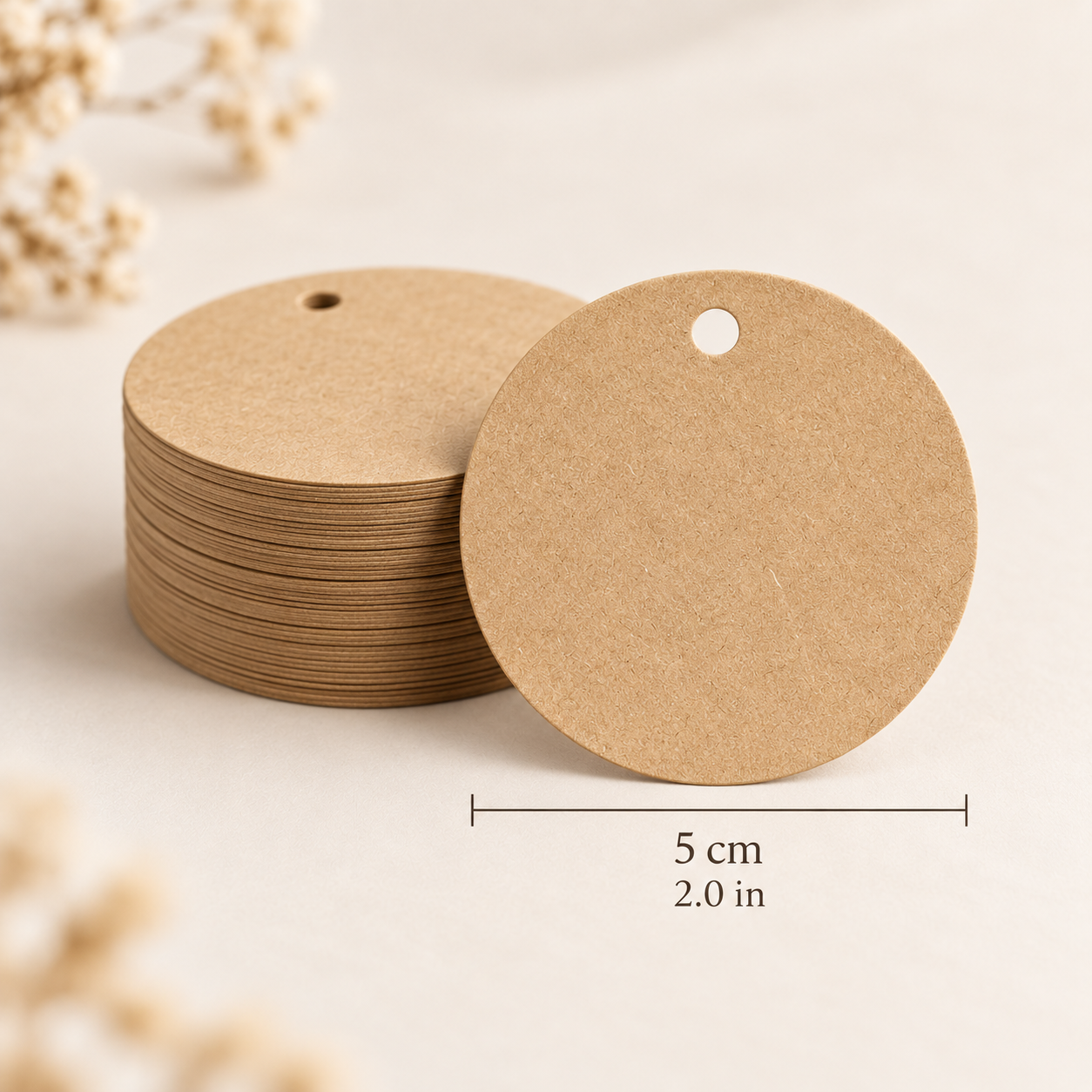Kraft Gift Tag Set – A Handmade Finishing Touch for Thoughtful Gifts