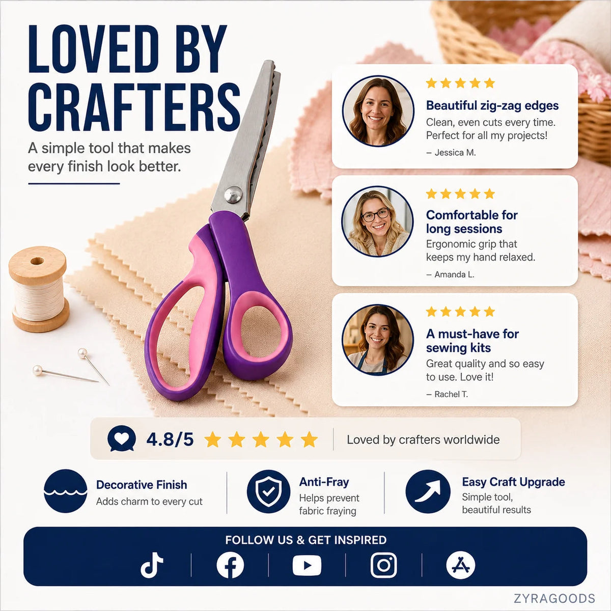 Multipurpose Pinking Shears
