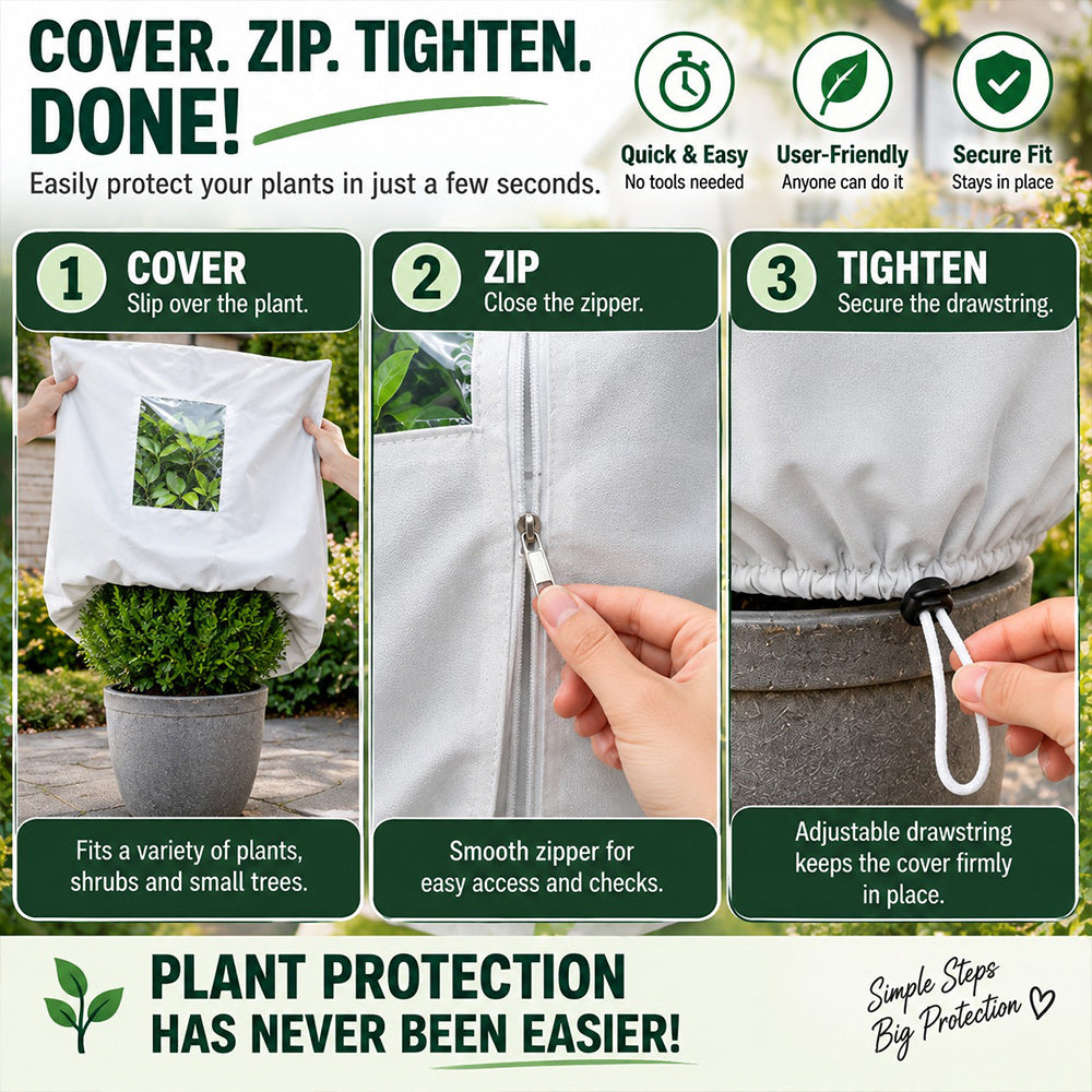 Reusable Frost Protection Plant Covers – Breathable & Secure
