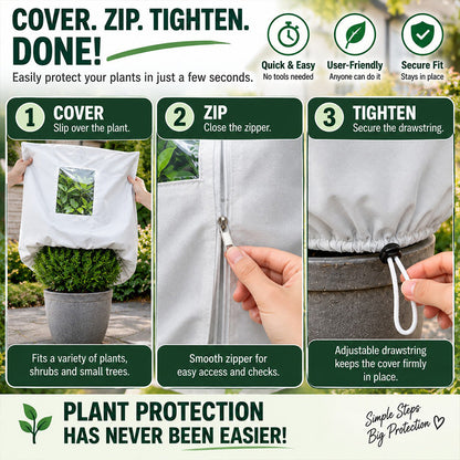 Reusable Frost Protection Plant Covers – Breathable & Secure