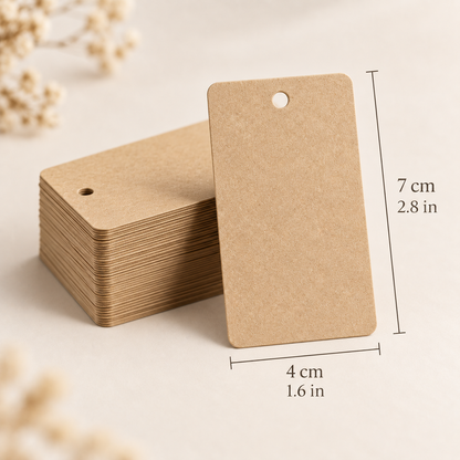 Kraft Gift Tag Set – A Handmade Finishing Touch for Thoughtful Gifts