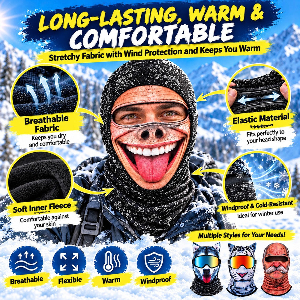 The Funniest Winter Mask You’ll Ever Wear 😂