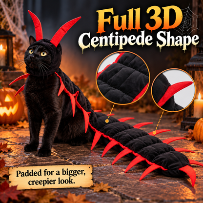 Creepy Centipede Pet Costume - Funny Halloween Outfit for Pets