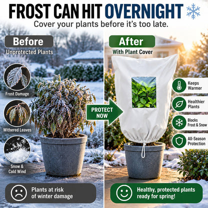 Reusable Frost Protection Plant Covers – Breathable & Secure