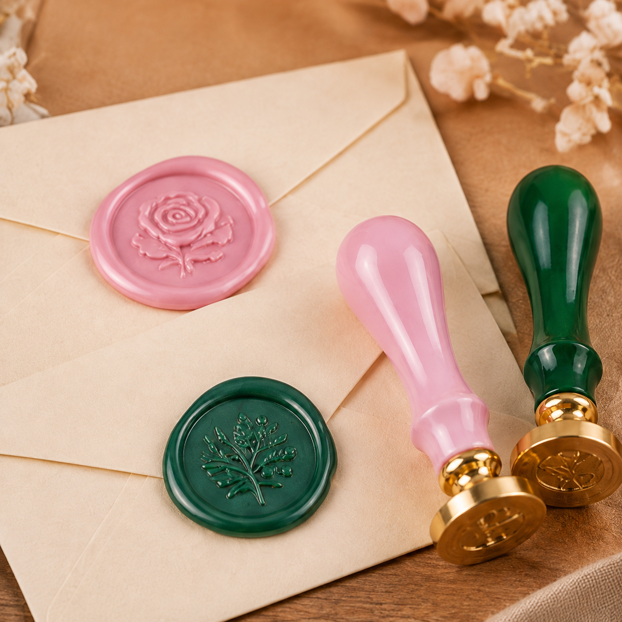 Wax Seal Stamp Handle – Elegant DIY Letter & Gift Wrapping Accessory