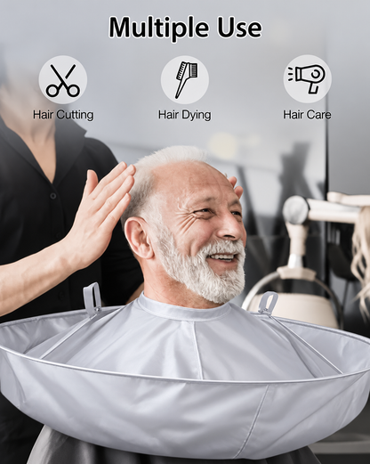 ✂️ Mess-Free Haircut Cape – Foldable Hair Catcher for Easy Cleanup 🧹