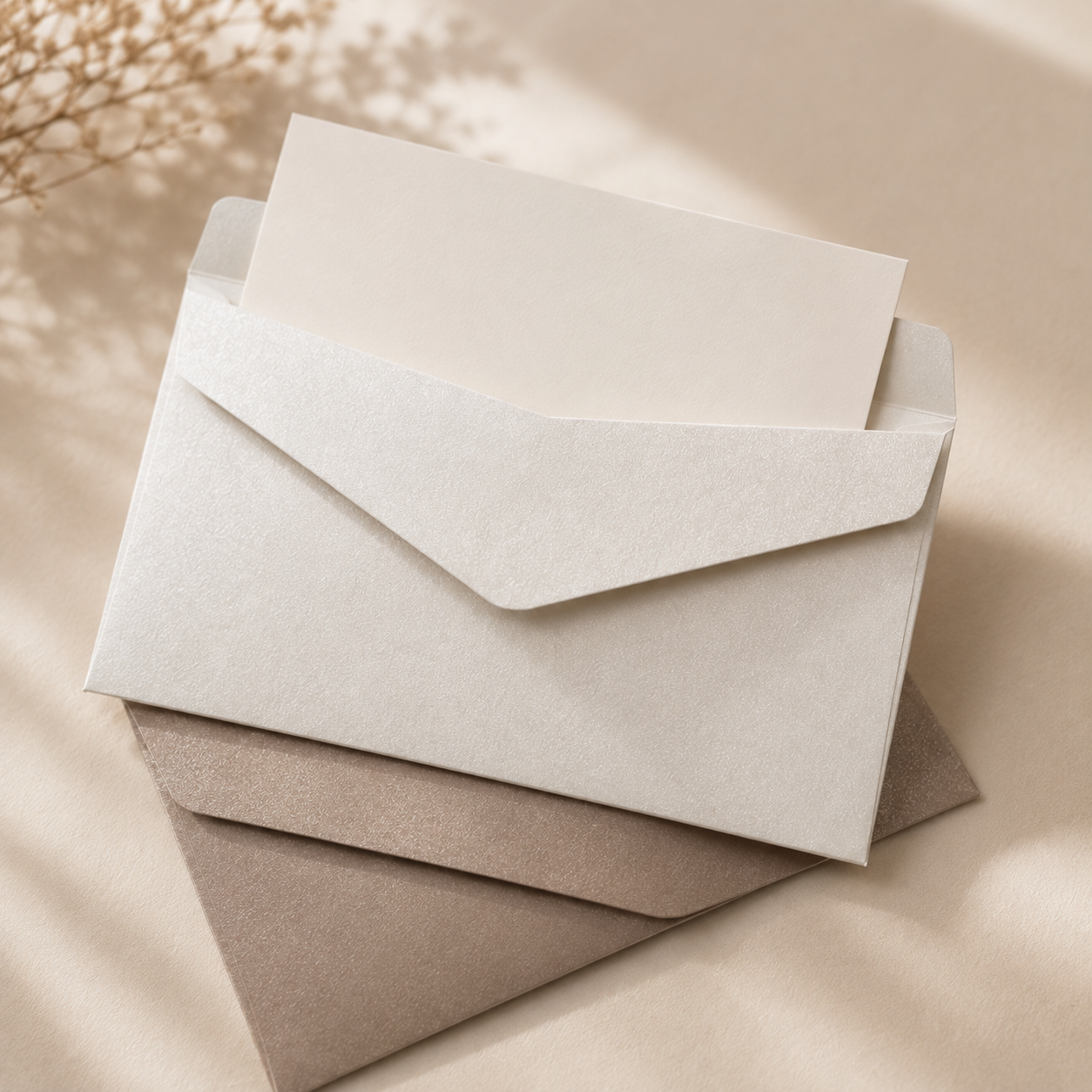Pearlescent Envelope Set – Elegant Paper Accessories for Cards, Invitations & Gifts