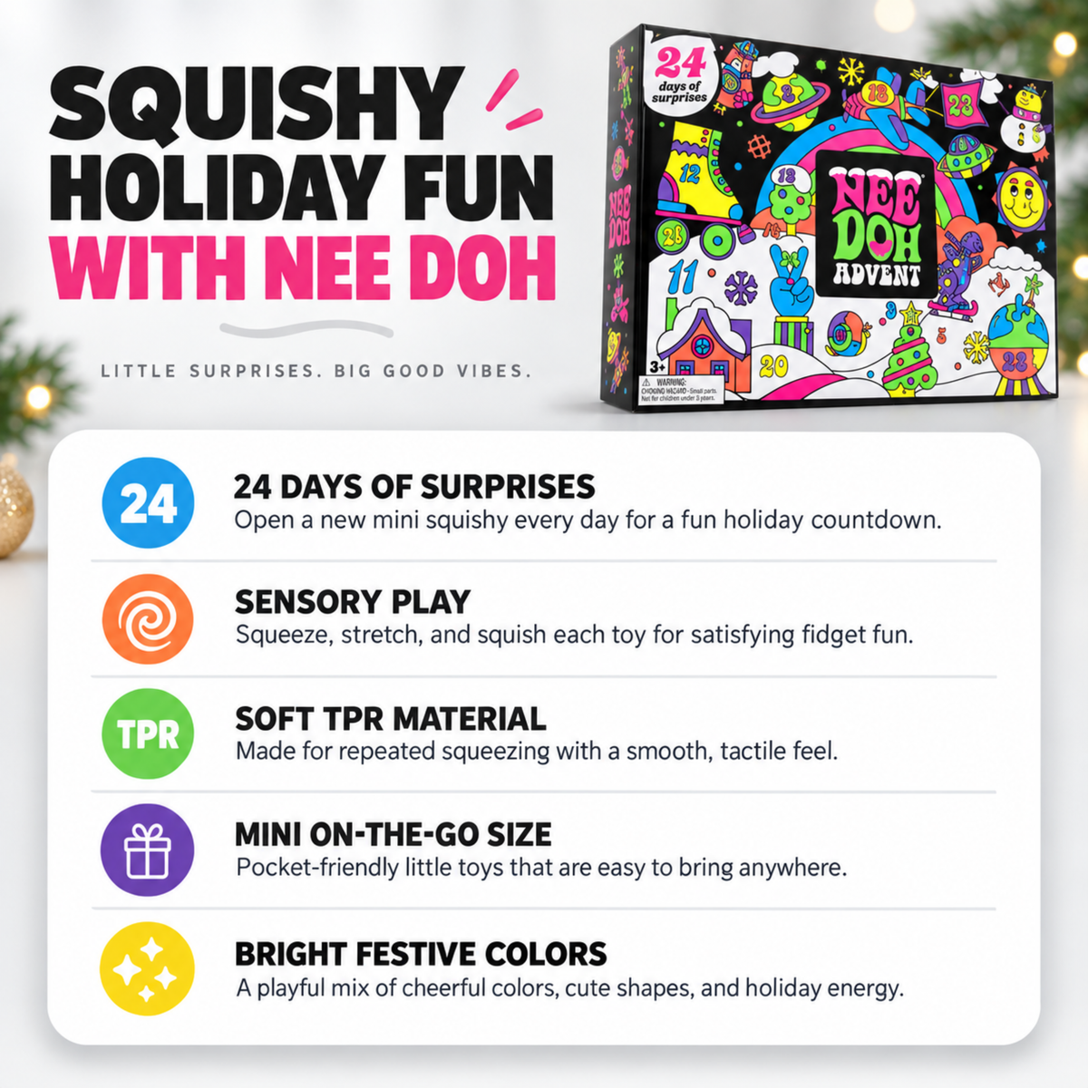 NeeDoh Squishmas Advent Calendar 2026