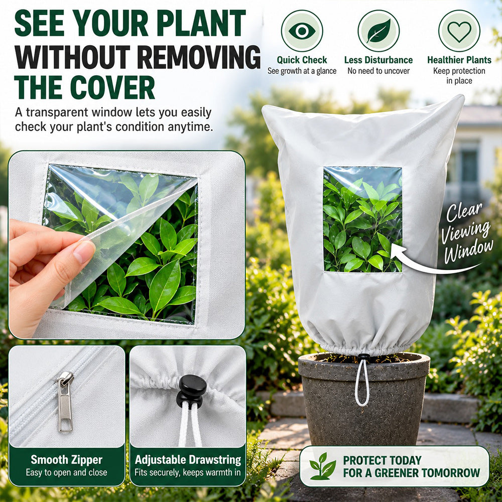 Reusable Frost Protection Plant Covers – Breathable & Secure