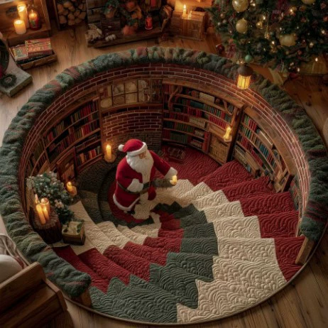 3D Illusion Rug –Made for Holiday Double Takes