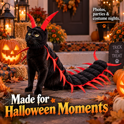 Creepy Centipede Pet Costume - Funny Halloween Outfit for Pets
