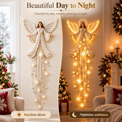 Make Any Wall Feel Like Christmas-Angel Blessing Starfall LED Wall Light
