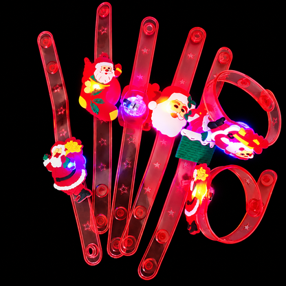 Kids Christmas LED Glow Bracelets — Light Up Their Holiday Fun