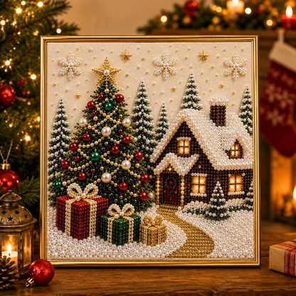 3D Christmas Pearl Art Kit – Create Your Own Holiday Decor