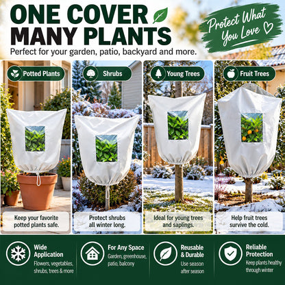 Reusable Frost Protection Plant Covers – Breathable & Secure