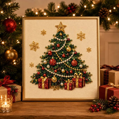 3D Christmas Pearl Art Kit – Create Your Own Holiday Decor