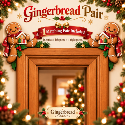 Christmas Peekaboo Door Frame Corner Decor