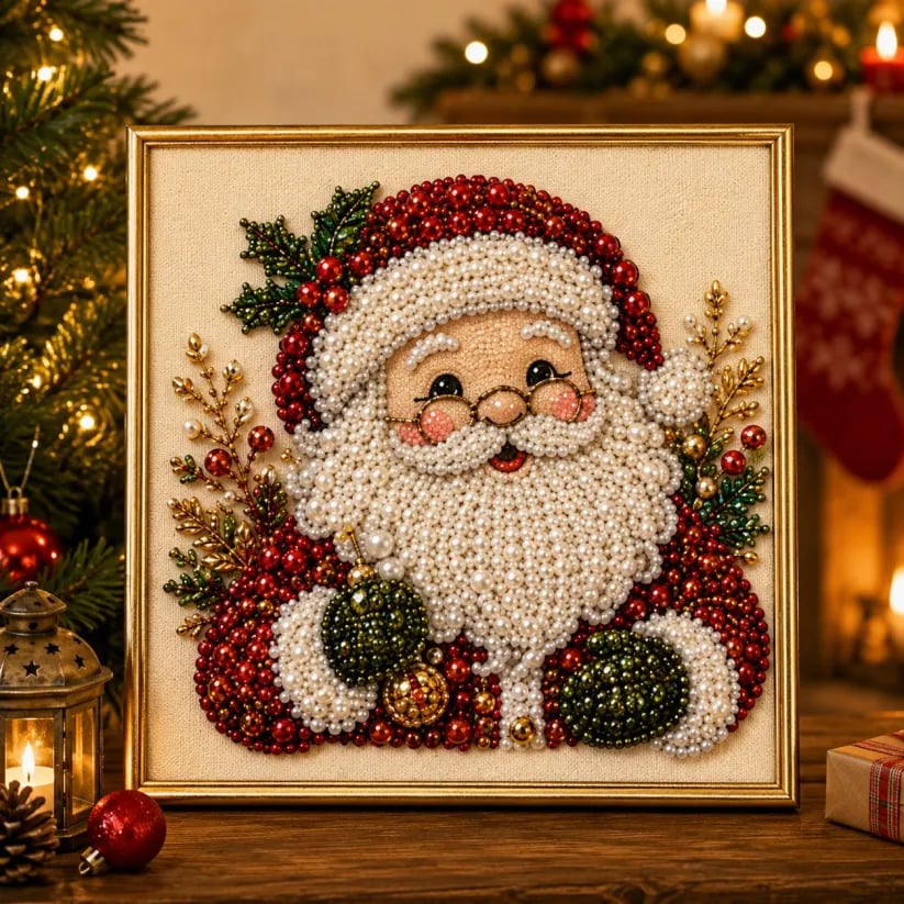 3D Christmas Pearl Art Kit – Create Your Own Holiday Decor