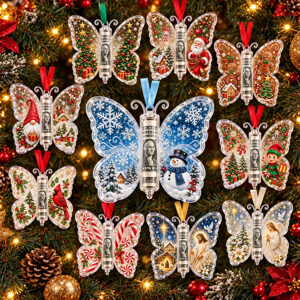 Christmas Cash Butterfly Ornament – A Fun Way to Give Cash