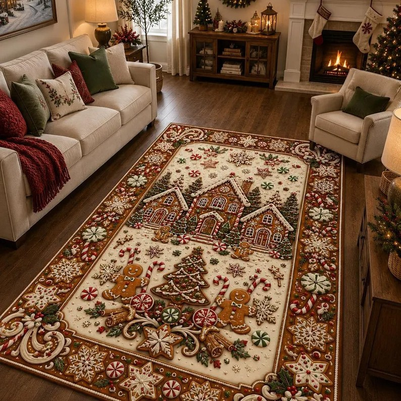 3D Illusion Rug –Made for Holiday Double Takes