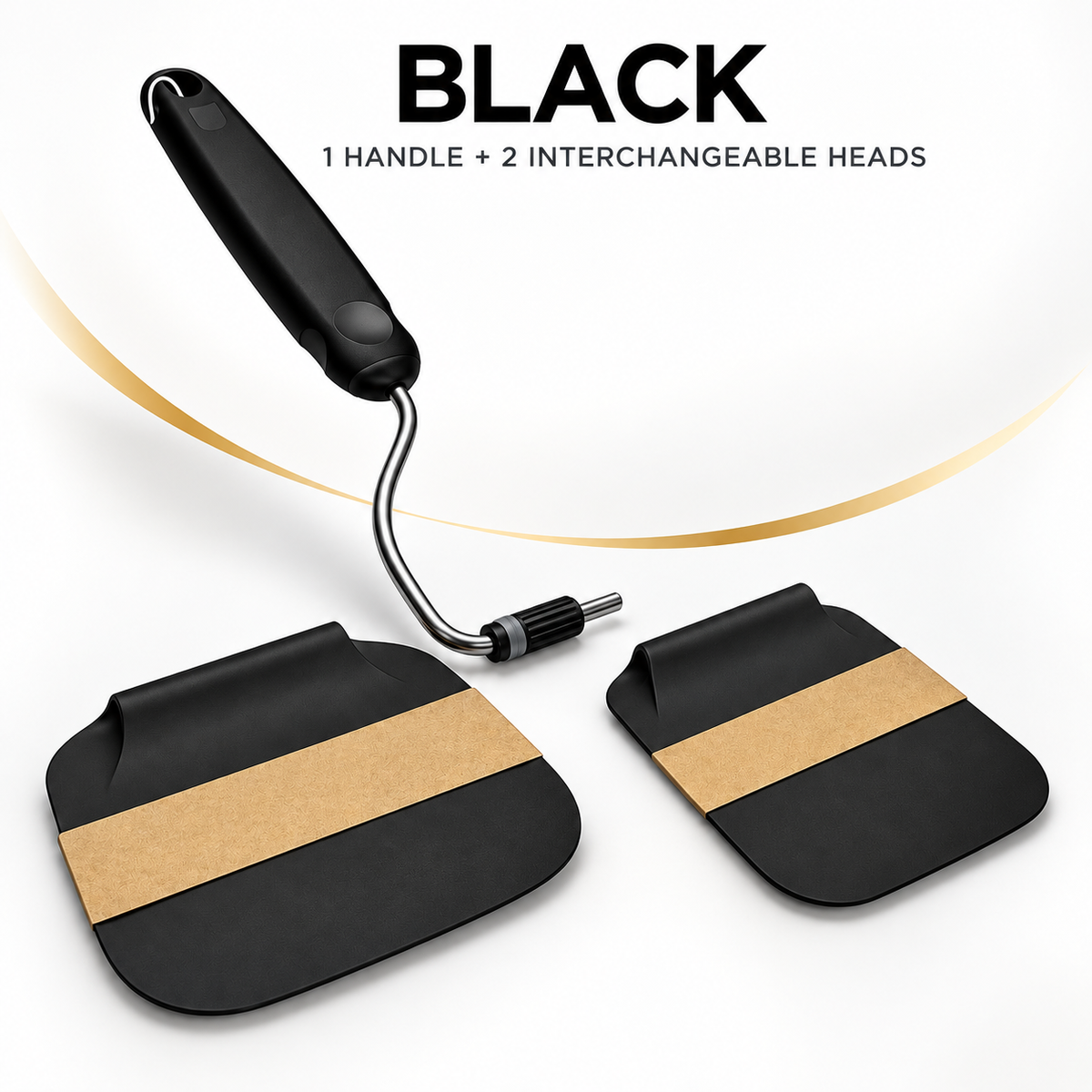 7-Position Adjustable Spatula – 2-in-1 Interchangeable Serving & Scraping Tool