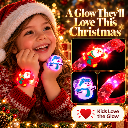 Kids Christmas LED Glow Bracelets — Light Up Their Holiday Fun