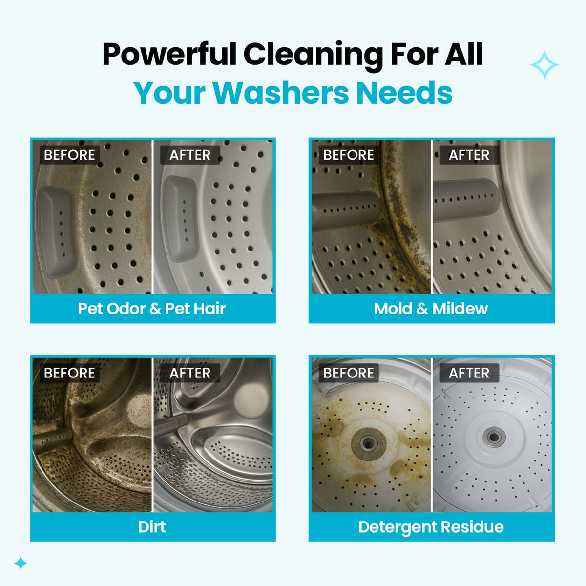 Petcareno Washing Machine Cleaner