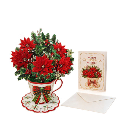 3D Pop-Up Flower Greeting Card – Holiday Keepsake Gift