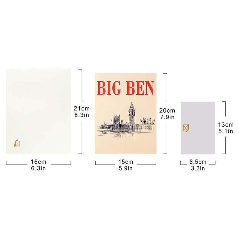 3D Pop-Up Landmark Greeting Card