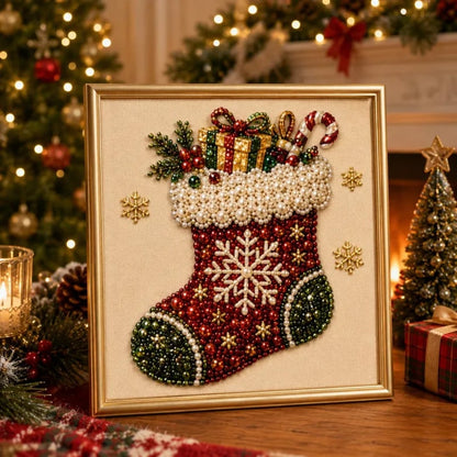 3D Christmas Pearl Art Kit – Create Your Own Holiday Decor