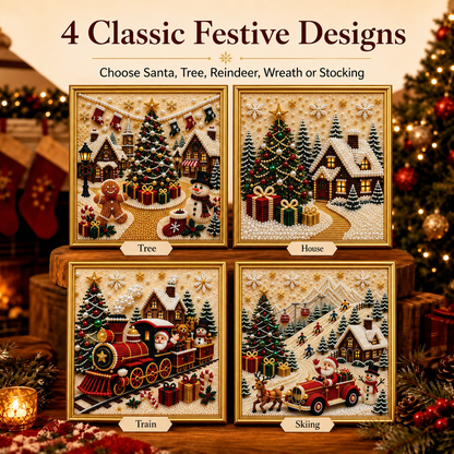 3D Christmas Pearl Art Kit – Create Your Own Holiday Decor