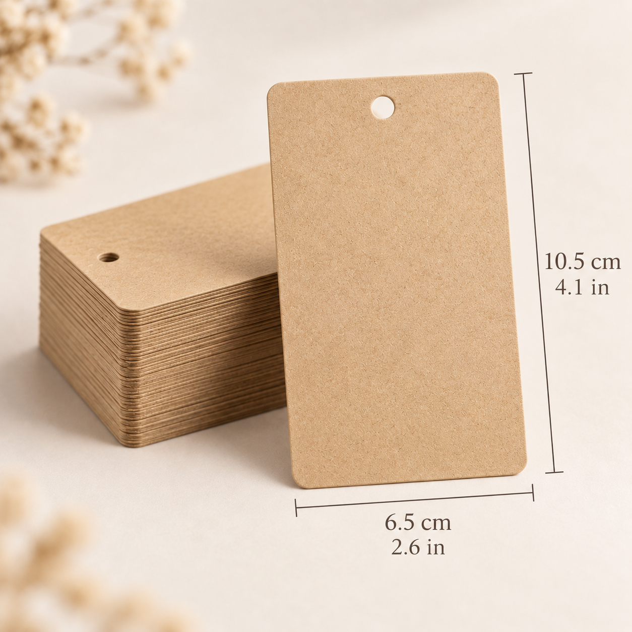 Kraft Gift Tag Set – A Handmade Finishing Touch for Thoughtful Gifts