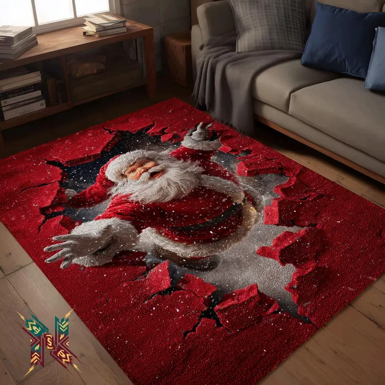 3D Illusion Rug –Made for Holiday Double Takes