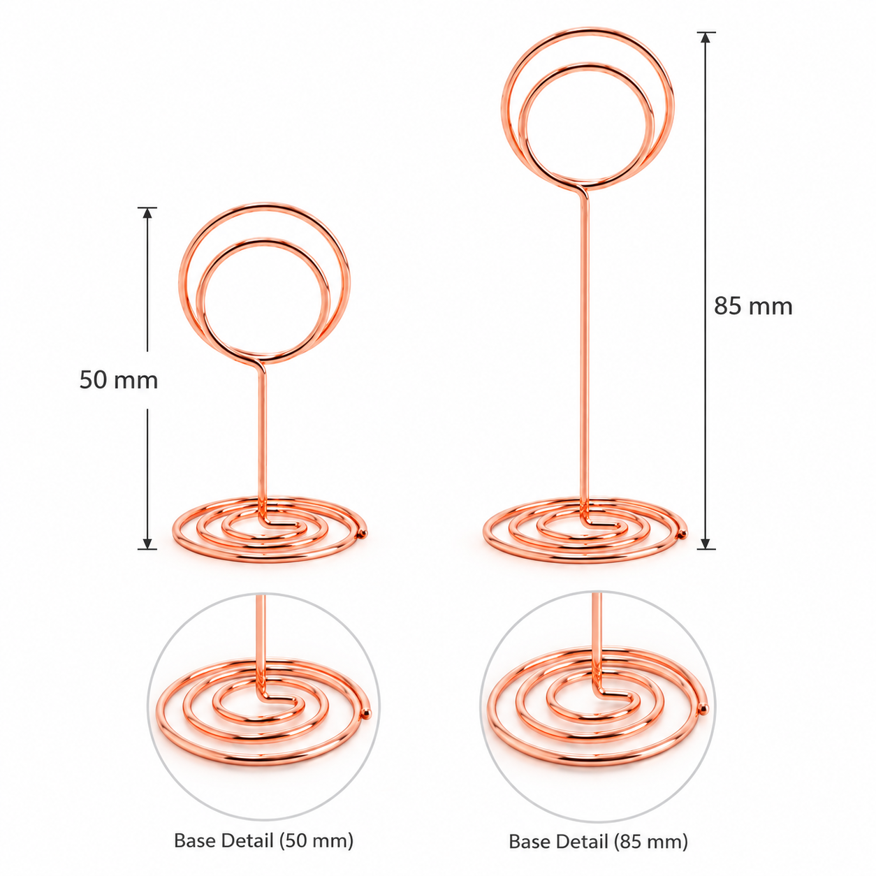 Elegant Wire Card Display Stand