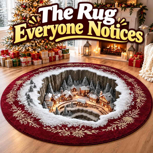 3D Illusion Rug –Made for Holiday Double Takes