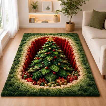 3D Illusion Rug –Made for Holiday Double Takes